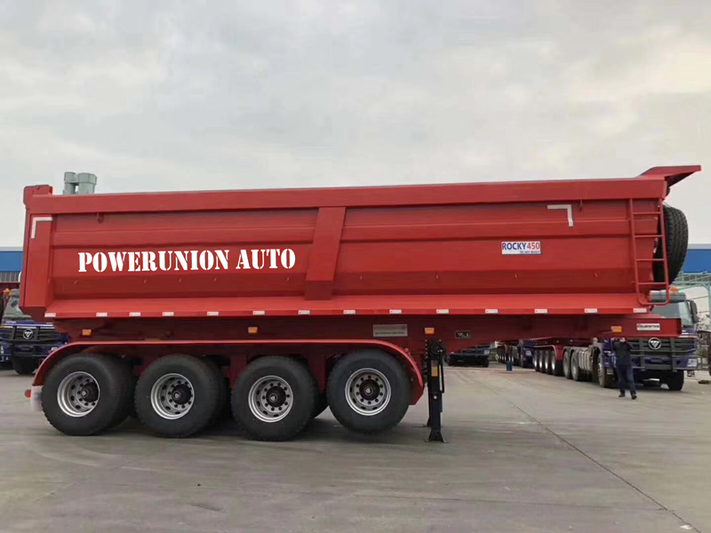 Dump semitrailer